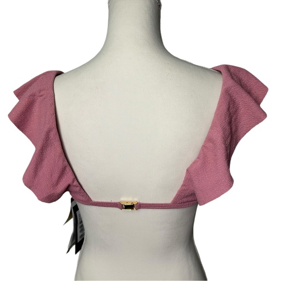 VIX PAULA HERMANNY Liz top D cup pink bikini swim top NWT - Picture 11 of 15